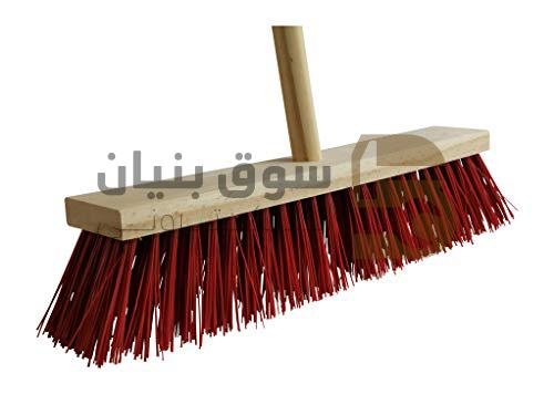 Picture of Hard Broom Red with Stick