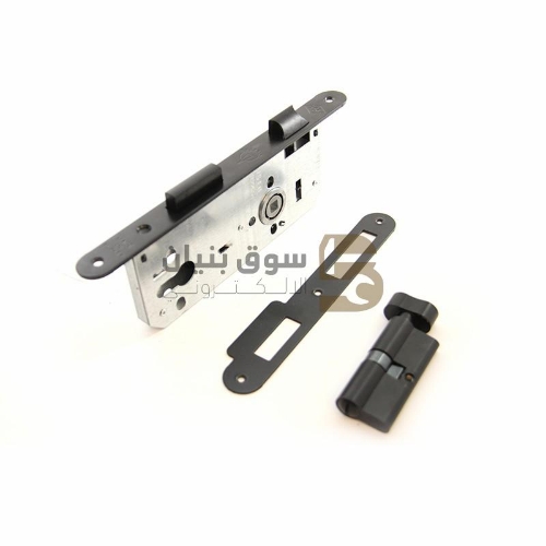Picture of Lockbody 23mm with 70mm Bathroom Cylinder Black