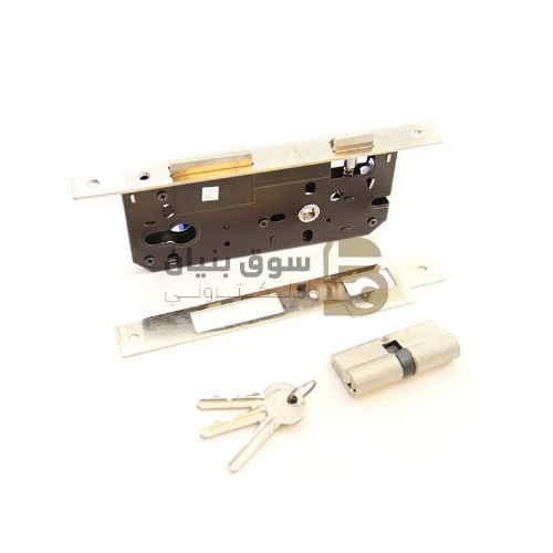 Picture of Lock Body 45mm with cylinder 70 mm Silver