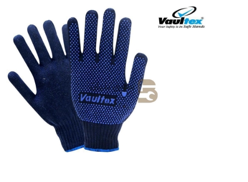 Picture of Blue Single Side Dotted Gloves